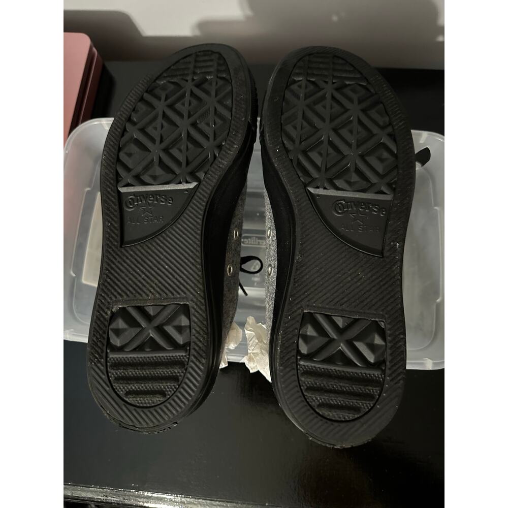 Converse All Star Sneakers Gray Flannel - EXCELLENT preowned - Picture 4 of 7